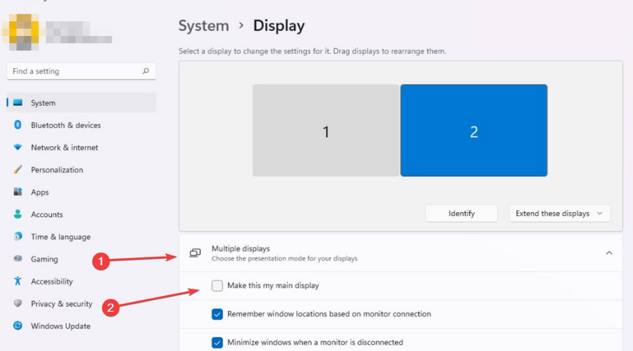 How to Change Monitor Number/Identity in Windows Display Settings