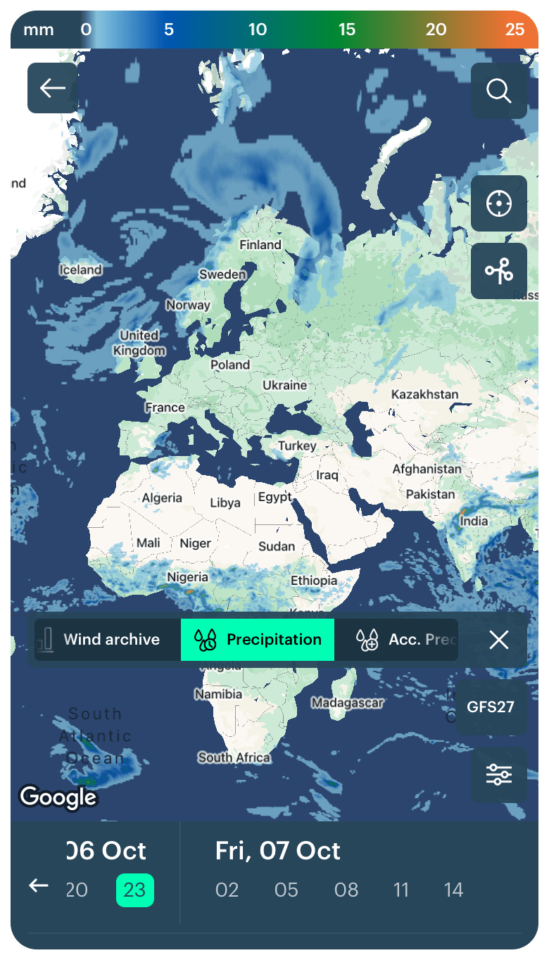 How to read a precipitation map like an expert Windy.app