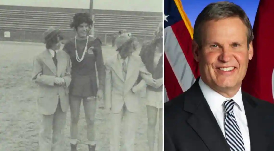 Bill Lee’s photo in drag goes viral as the Tennessee governor announces