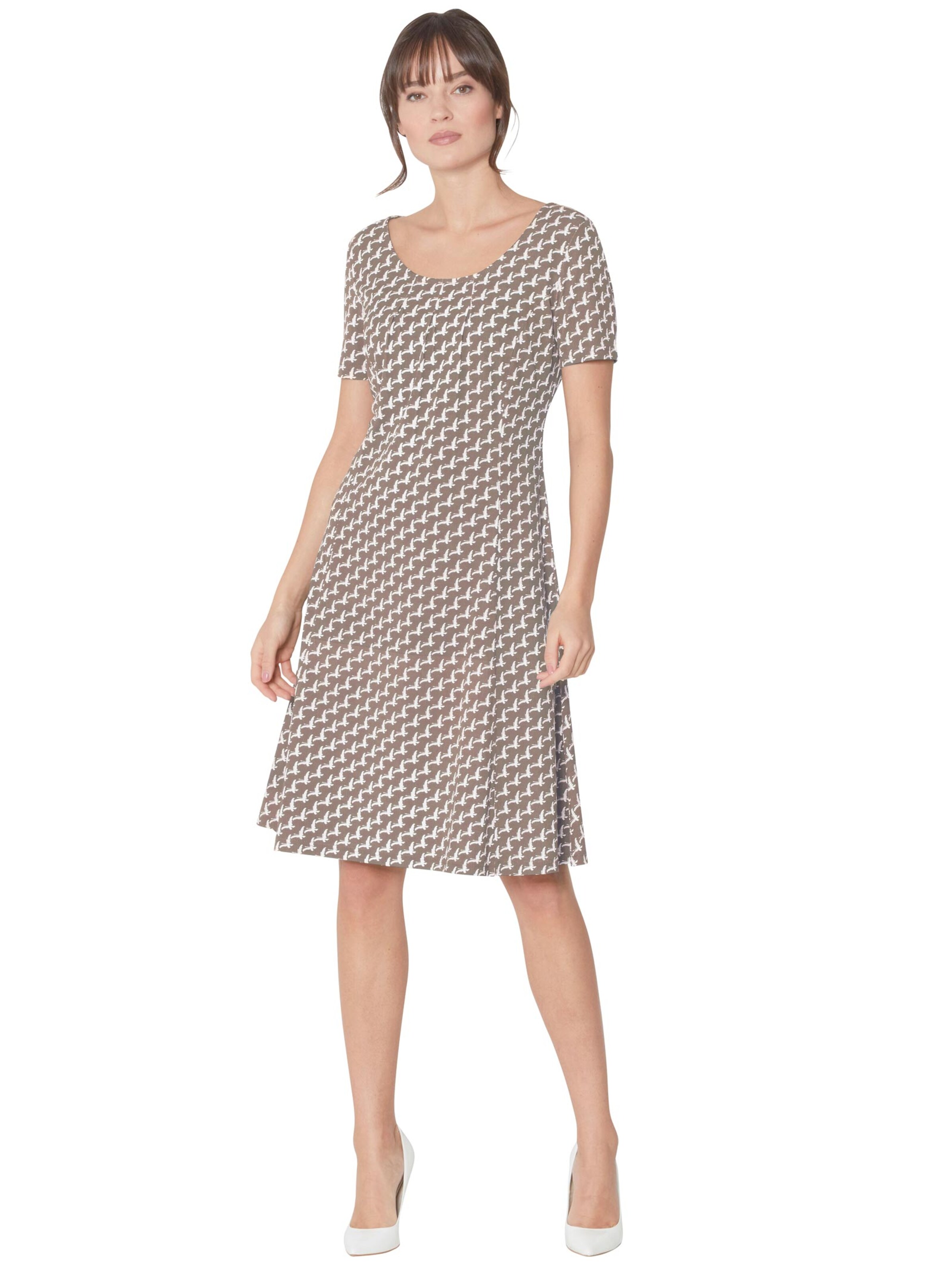 JerseyKleid in taupebedruckt WITT WEIDEN