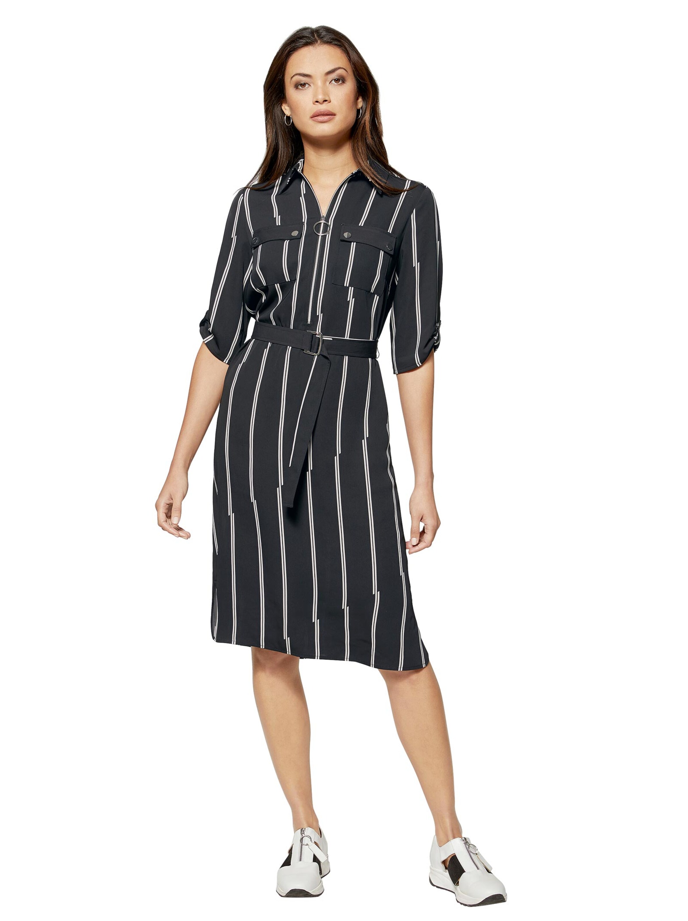 Kleid in schwarzweißgestreift WITT WEIDEN