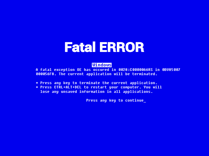 Fatal Error Nedir? Fatal Error Neden Olur ve Nasıl Düzeltilir? WM Aracı