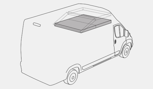 Kastenwagen Mit Stockbetten Und Hubbett