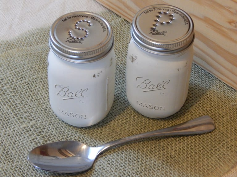 One of a Kind DIY Salt and Pepper Shakers