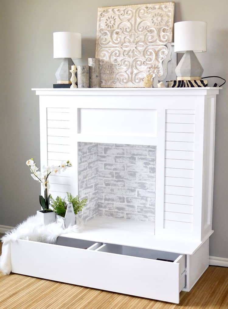 A Stunning LookAlike 10 DIY Faux Fireplaces That Look Like the Real Deal