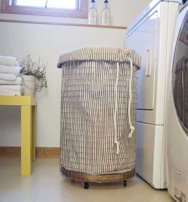 DIY Laundry Baskets Say Goodbye to Dirty Clothes Disarray