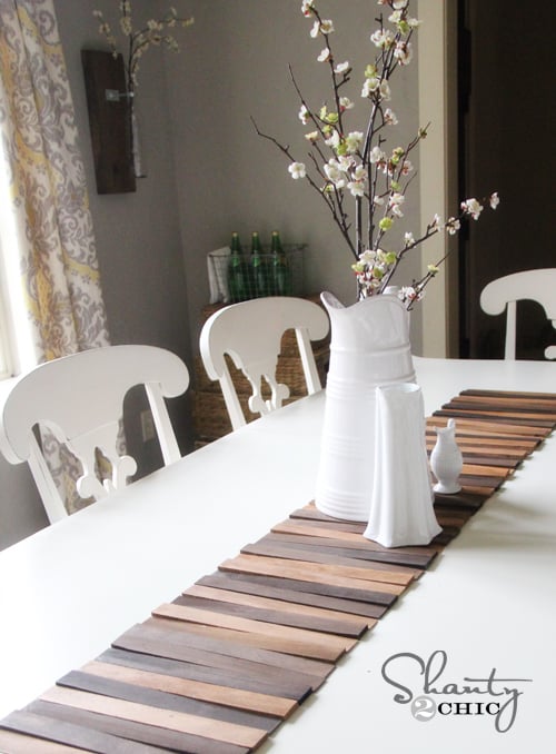 They end up in the pi. Making the Perfect Table Setting: DIY Table Runners