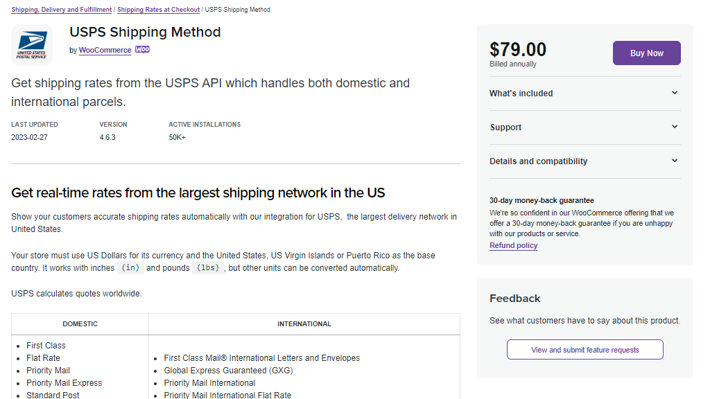 USPS Shipping Method WooKeeper