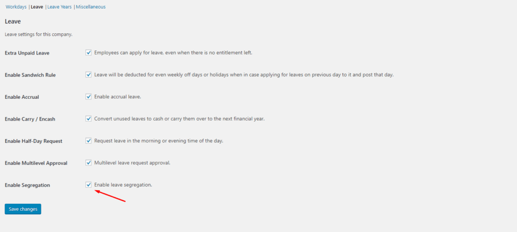 Advanced Leave Management System with ERP Pro WP ERP