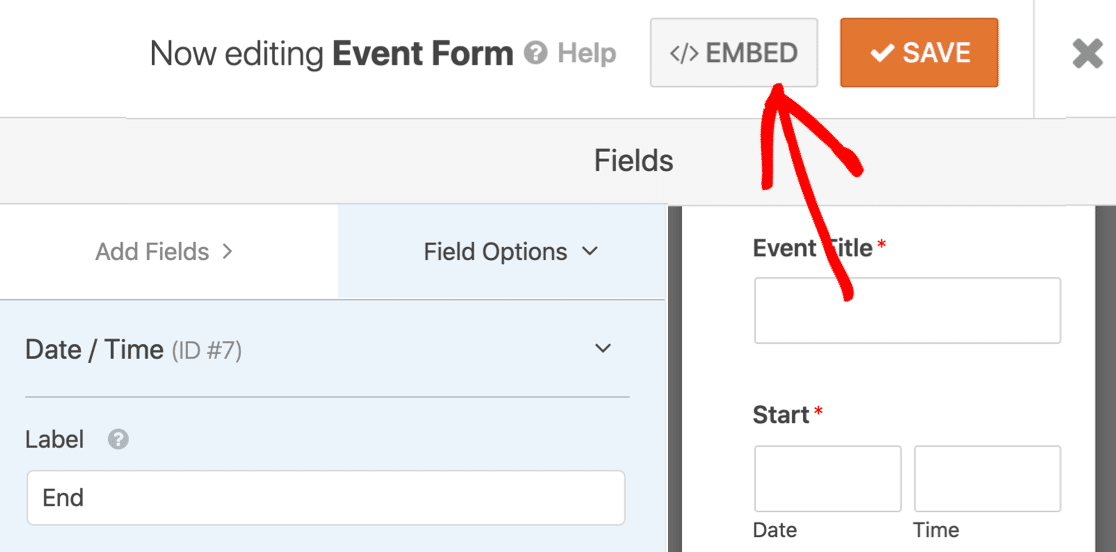 eventbrite calendar embed How to Create a User Submitted Events Calendar in WordPress (Easily)