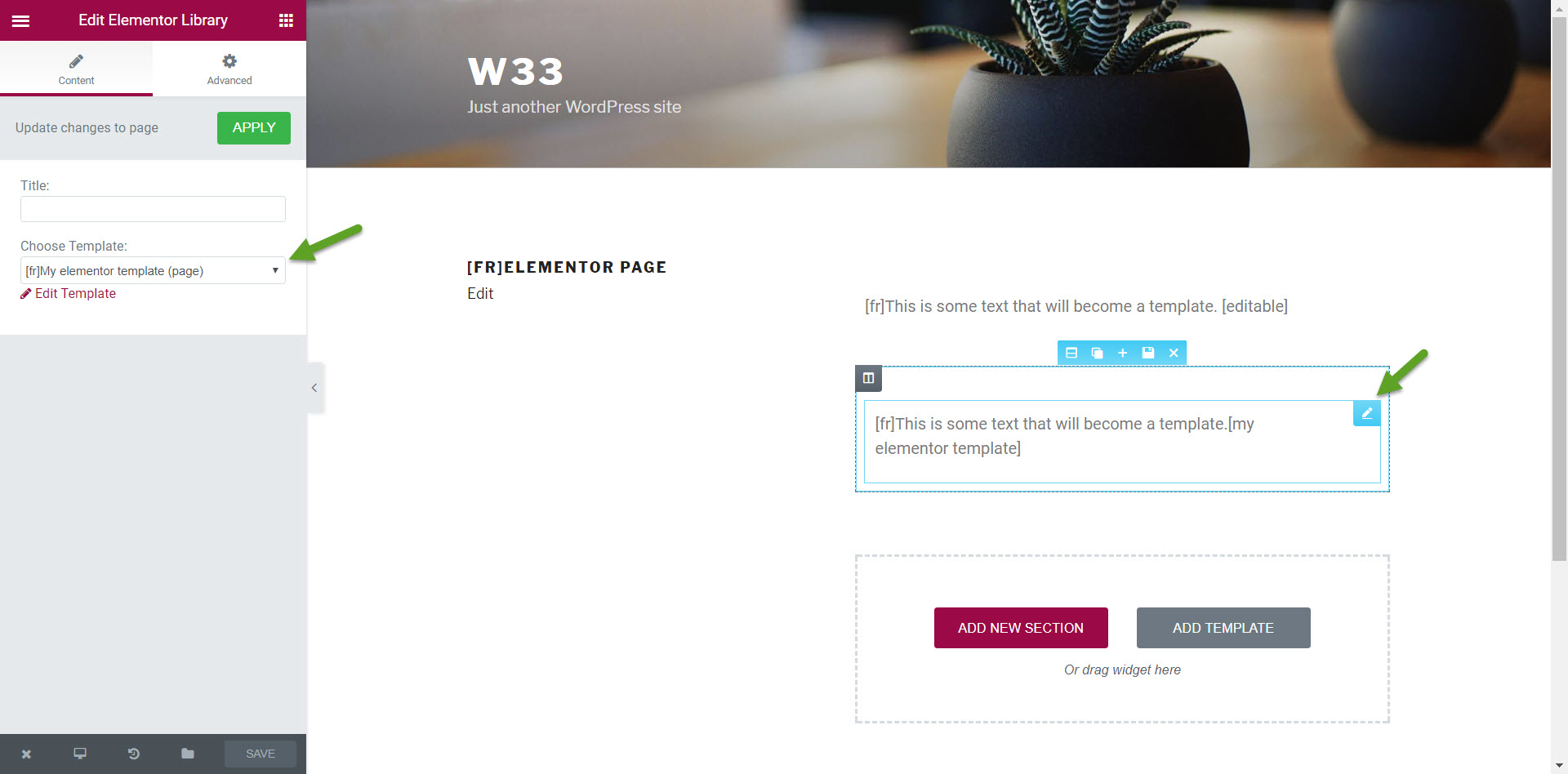 Edit Home Page With Elementor