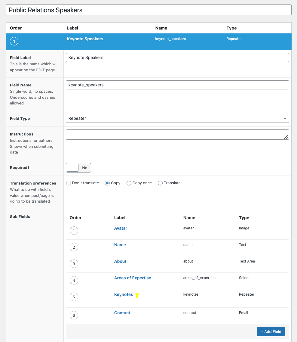 How To Translate ACF Repeater Fields with WPML WPML