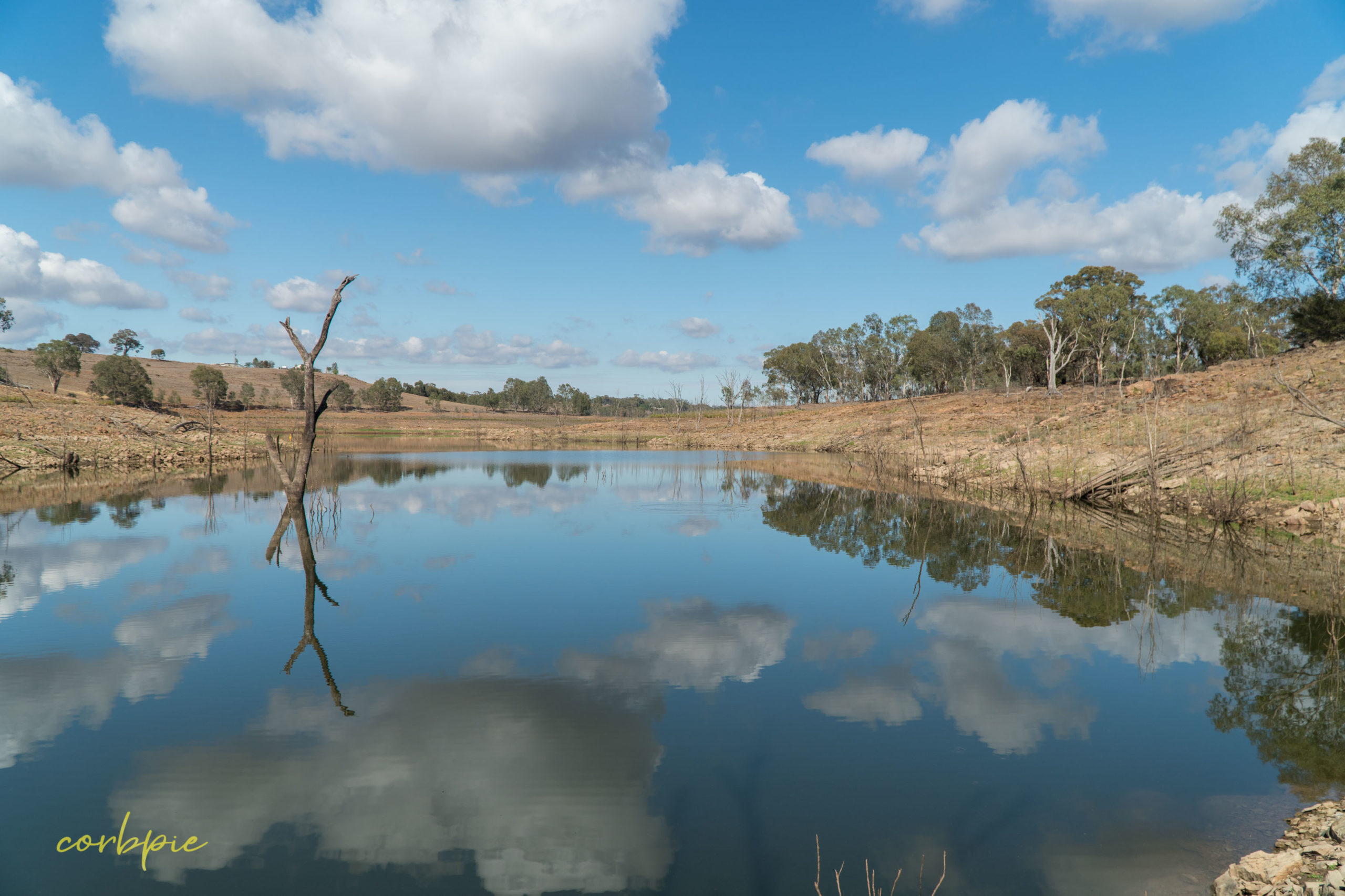 Lake Eppalock dropping water level