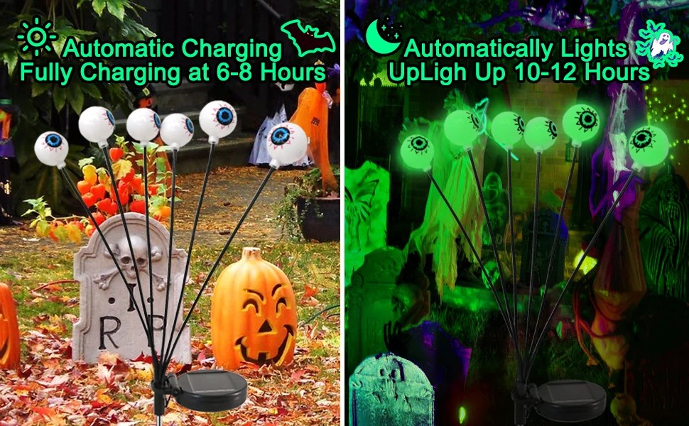 🔥HOT SALE46 OFF🔥 —Halloween Outdoor Solar Eyeball Lights Moresmall