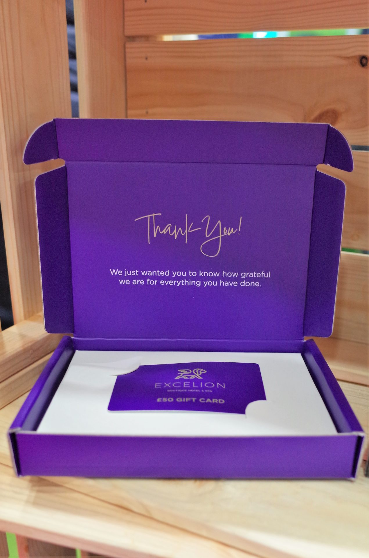 9. Printed Recyclable Box for Gift Card Systematic