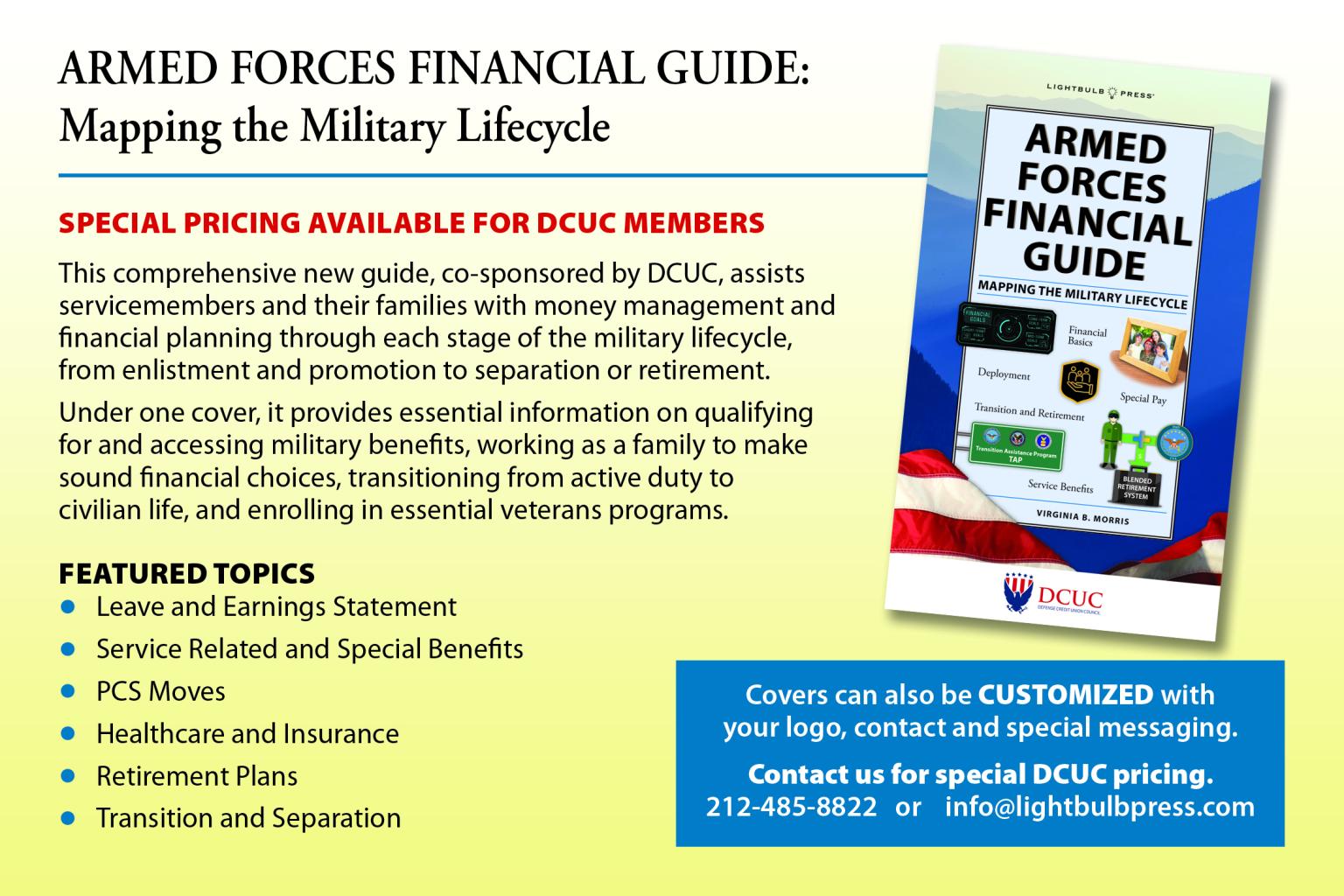 Armed Forces Financial Guide Defense Credit Union Council
