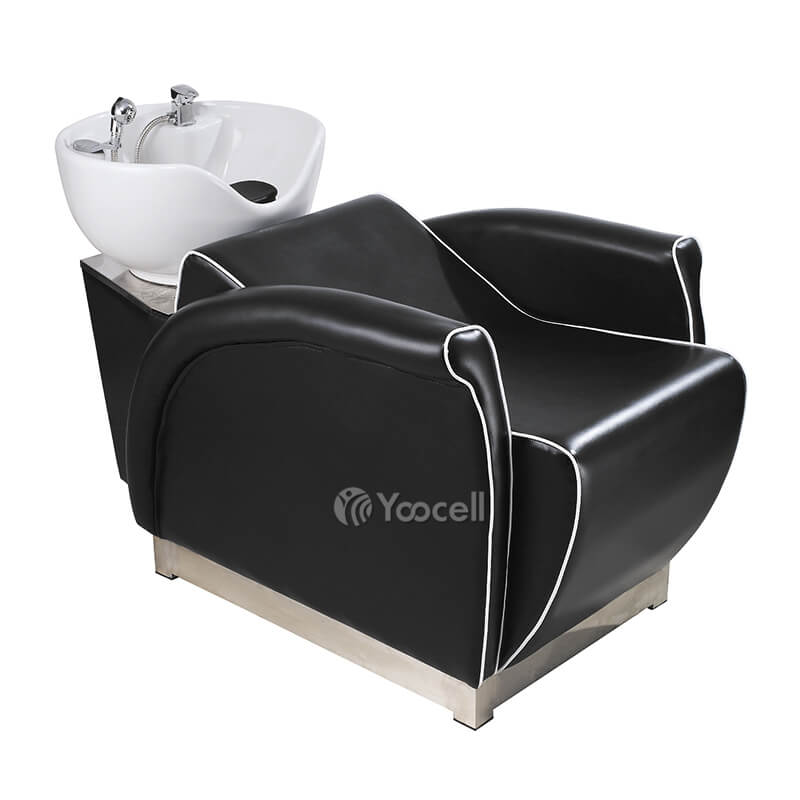 HighEnd Hair Backwash Sink Shampoo Chair Unit for Salon Yoocell