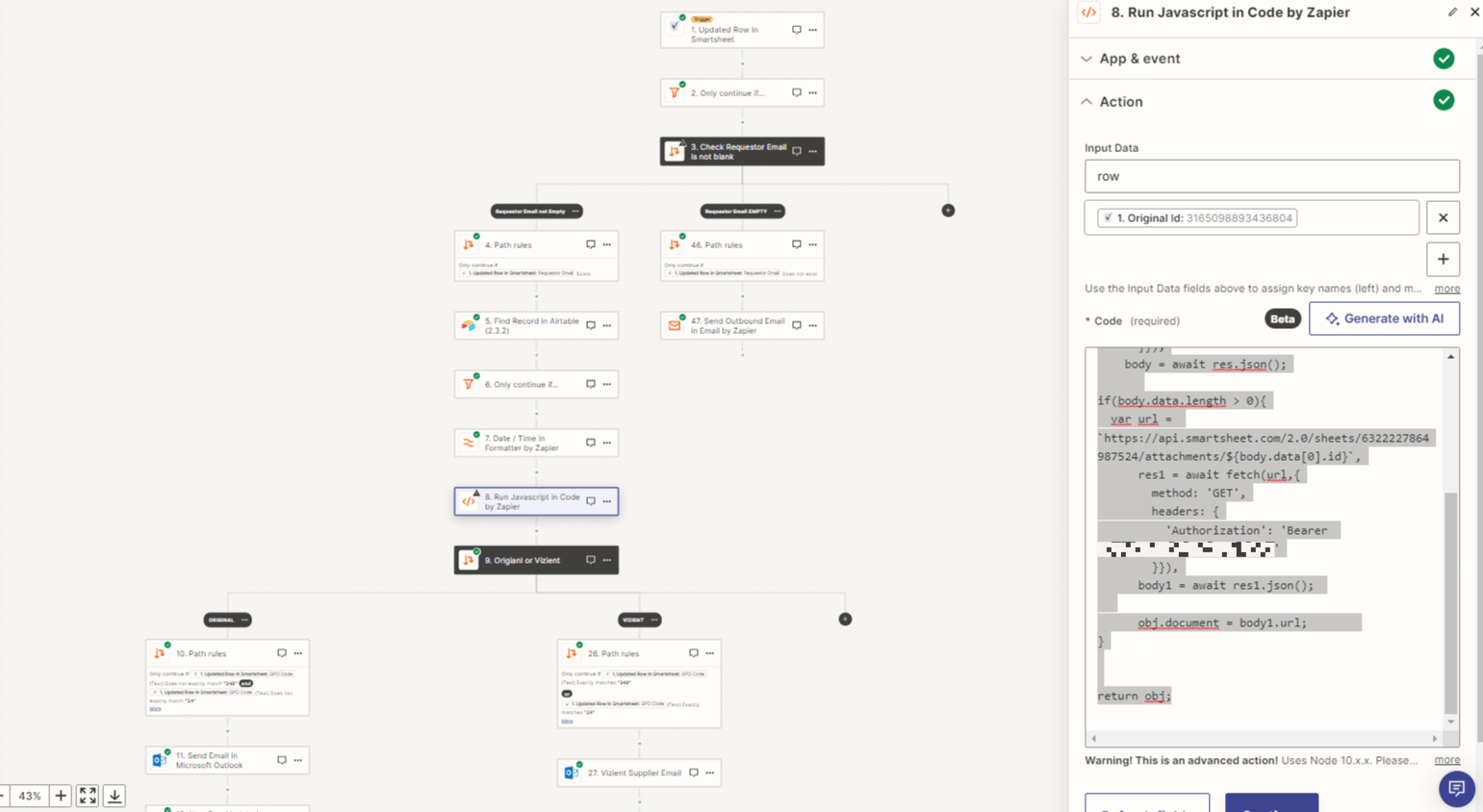 TypeError Cannot read property 'length' of undefined Zapier Community
