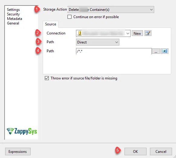 SSIS Azure Blob Storage Task Examples (Download, Upload, Delete files