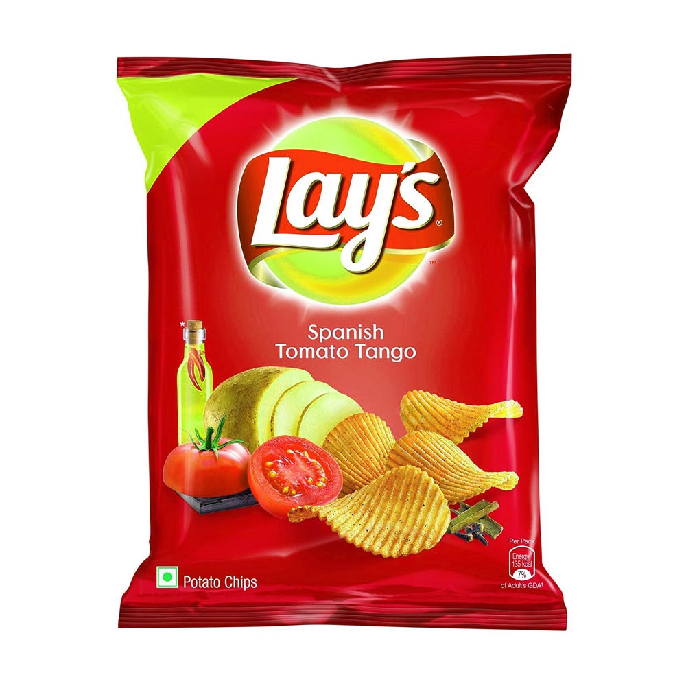 Lay's Potato Chips Spanish Tomato Tango 52gm. Chips/Snacks zDrop