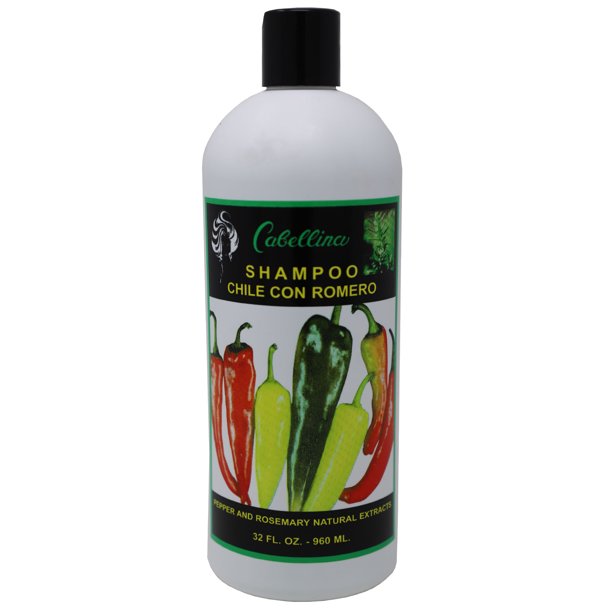 Cabellina Chile con Romero Shampoo, Cleans and Refreshes, 32 fl oz