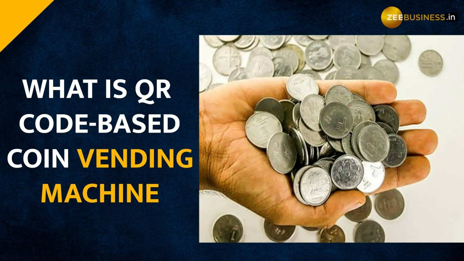 RBI announces pilot for QR codebased coin vending machine How it will