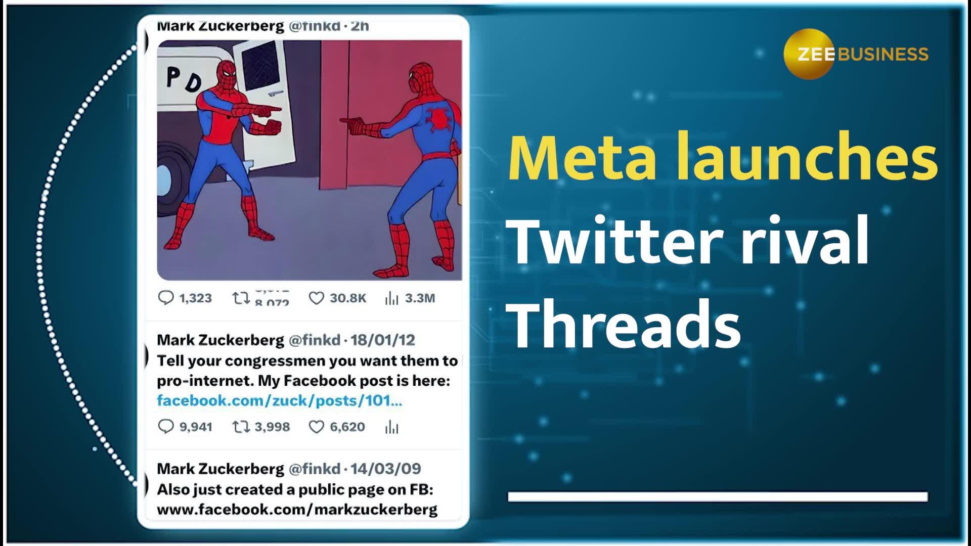 Mark Zuckerberg Tweet After 11 Years as Meta Launches Threads Zee