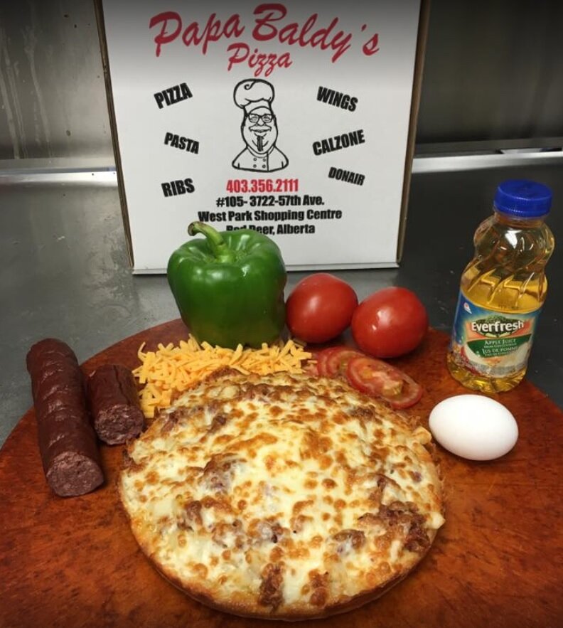 Papa Baldy's Pizza Red Deer, Canada