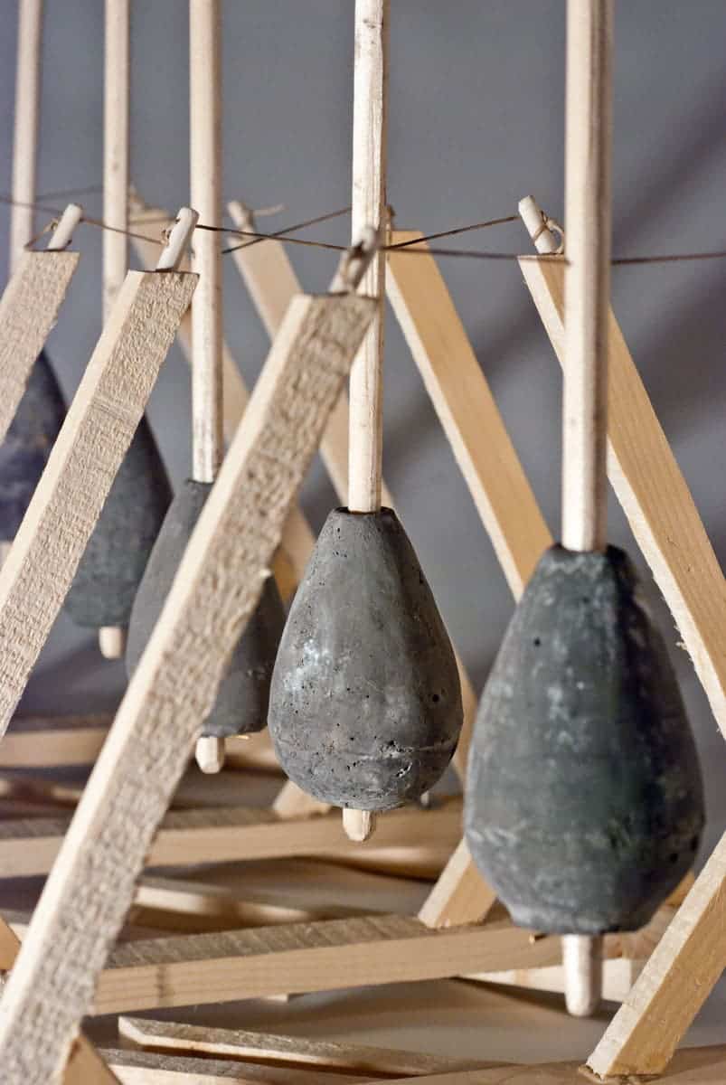 Wheat field in the wind sculpture