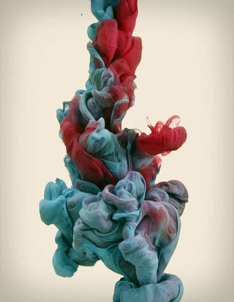 High speed photography of ink diffusion in water