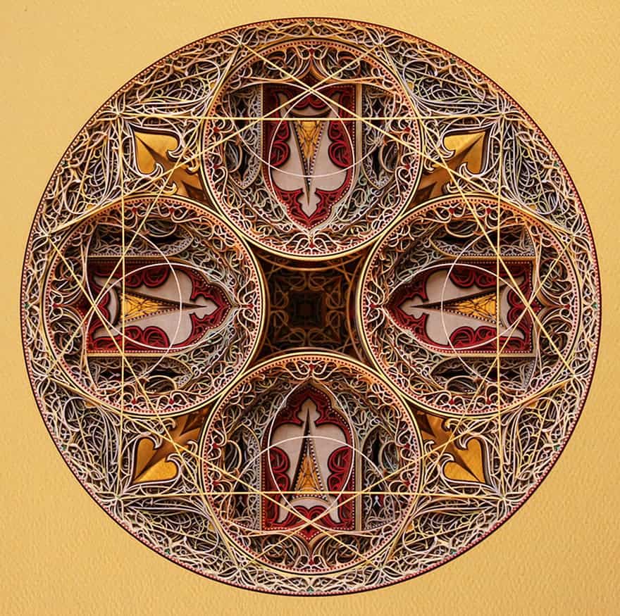 Stunning paper art drawn with lasers