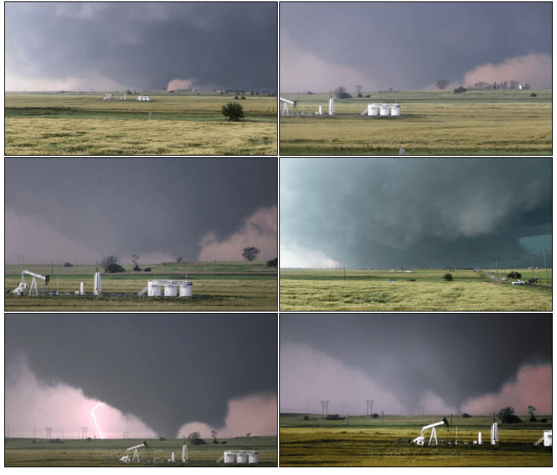 Tornadoes form from the ground up, not the other way around as