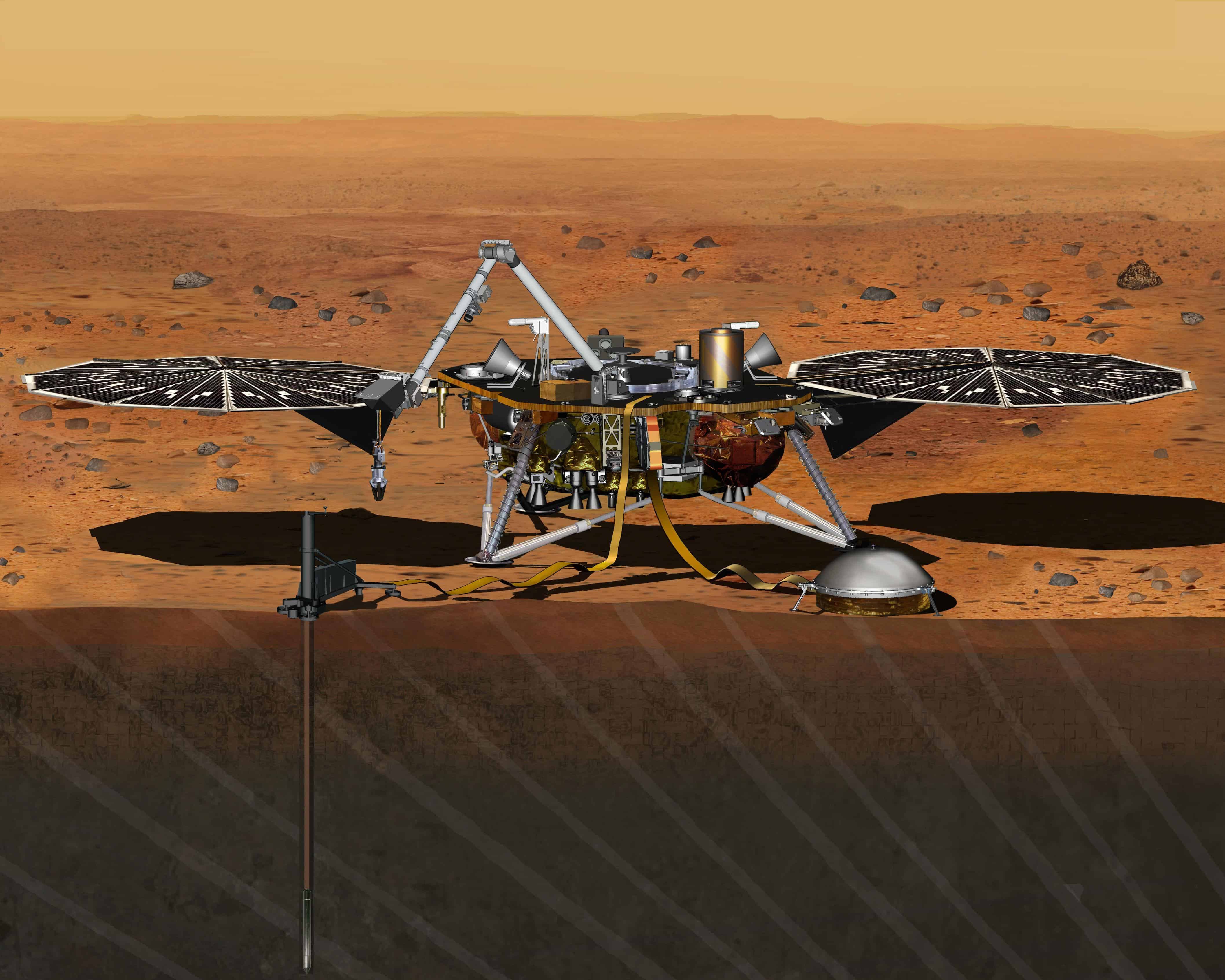 InSight lander detects mysterious dips in air pressure on Red