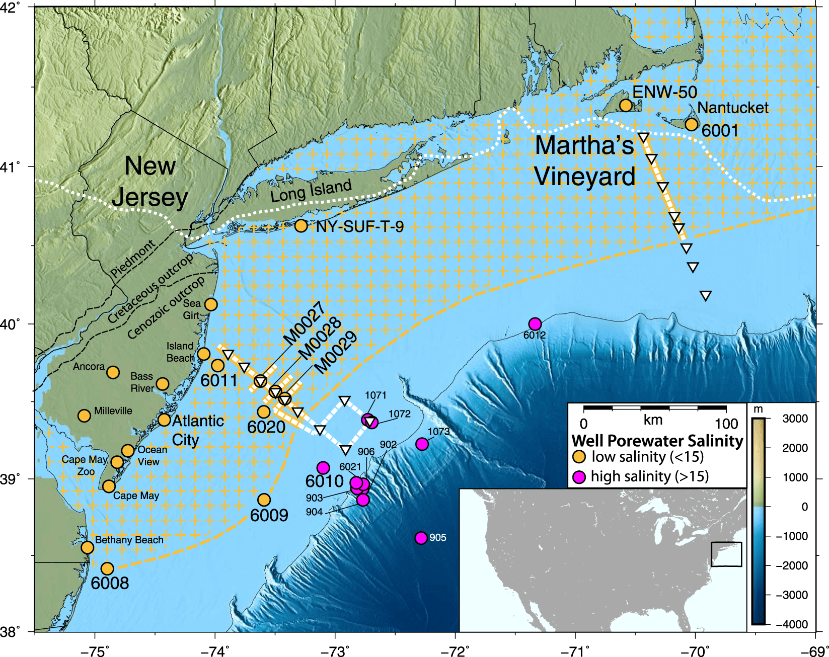 Largest freshwater aquifer of its kind found off the U.S. Northeast coast