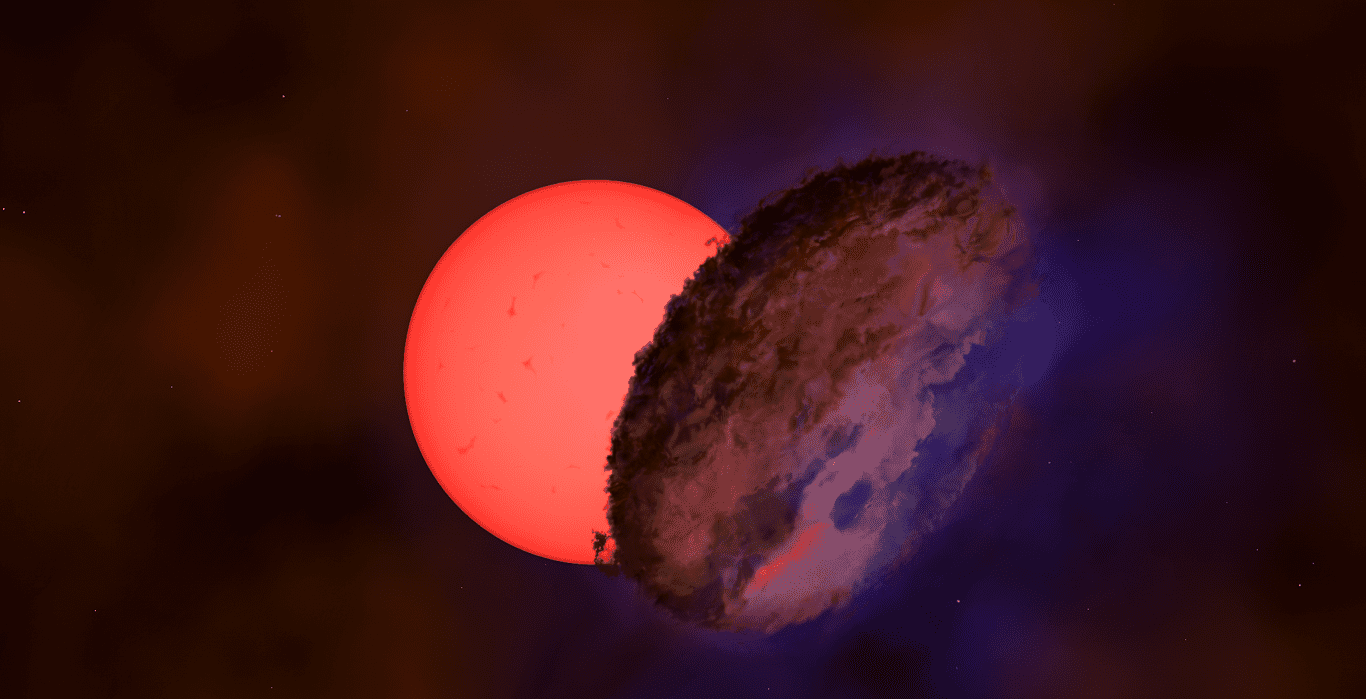 Blinking Giant Star is a Mystery at the Heart of the Milky Way