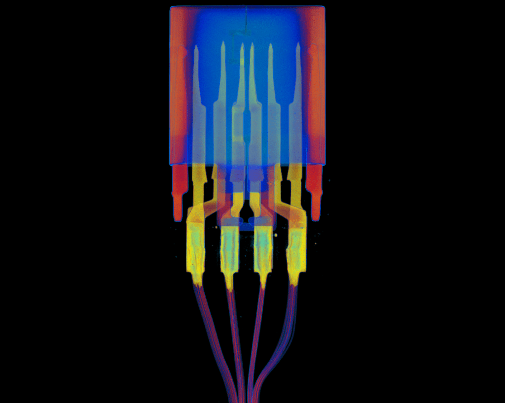 Xrays show the difference between a 5 and Apple's 129 USBC cable