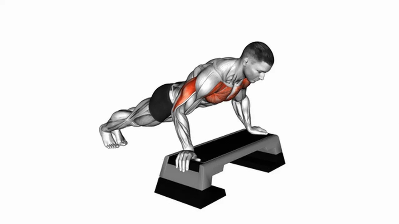 Incline PushUps Exercise Guide How To, Muscles Worked & Variations