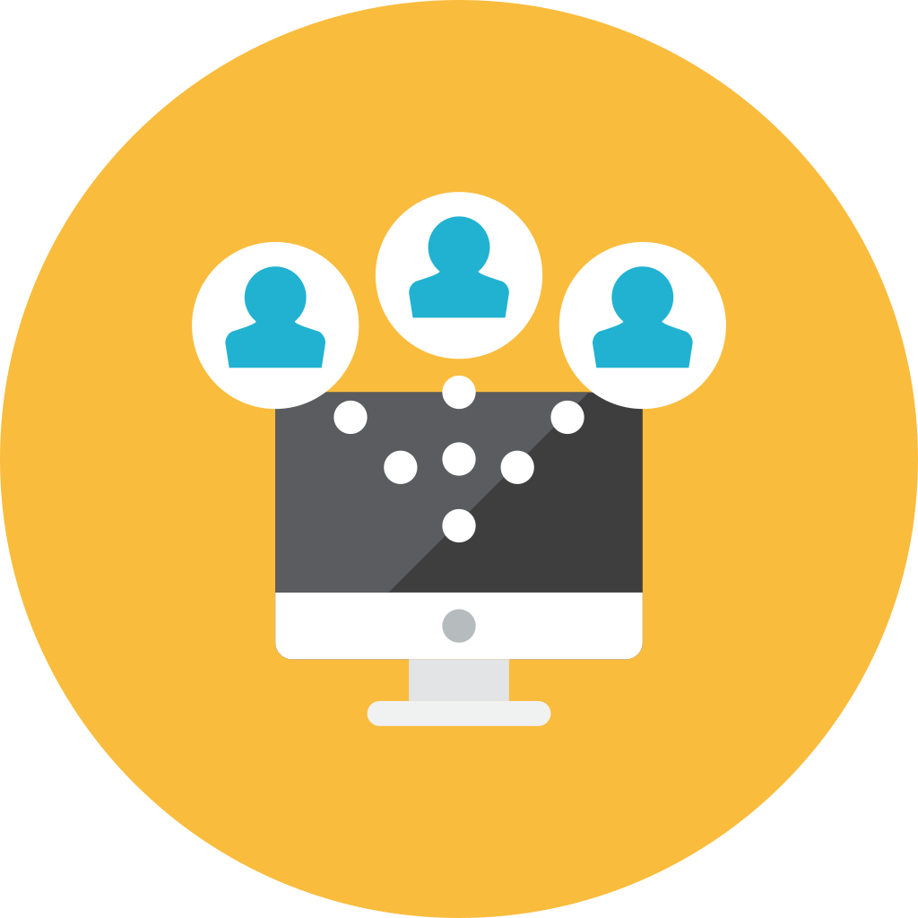 Share computer, share screen icon Download on Iconfinder