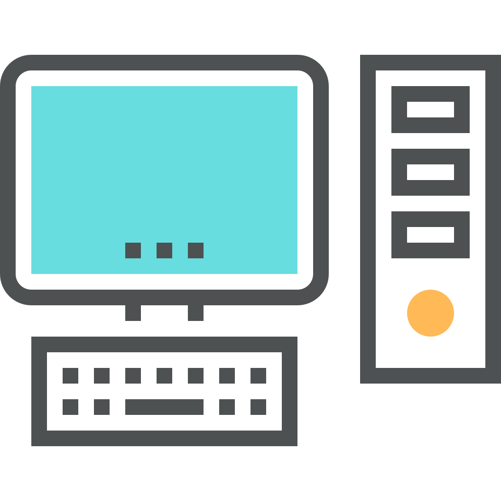 Computer, desktop, monitor, pc, tower icon Download on Iconfinder