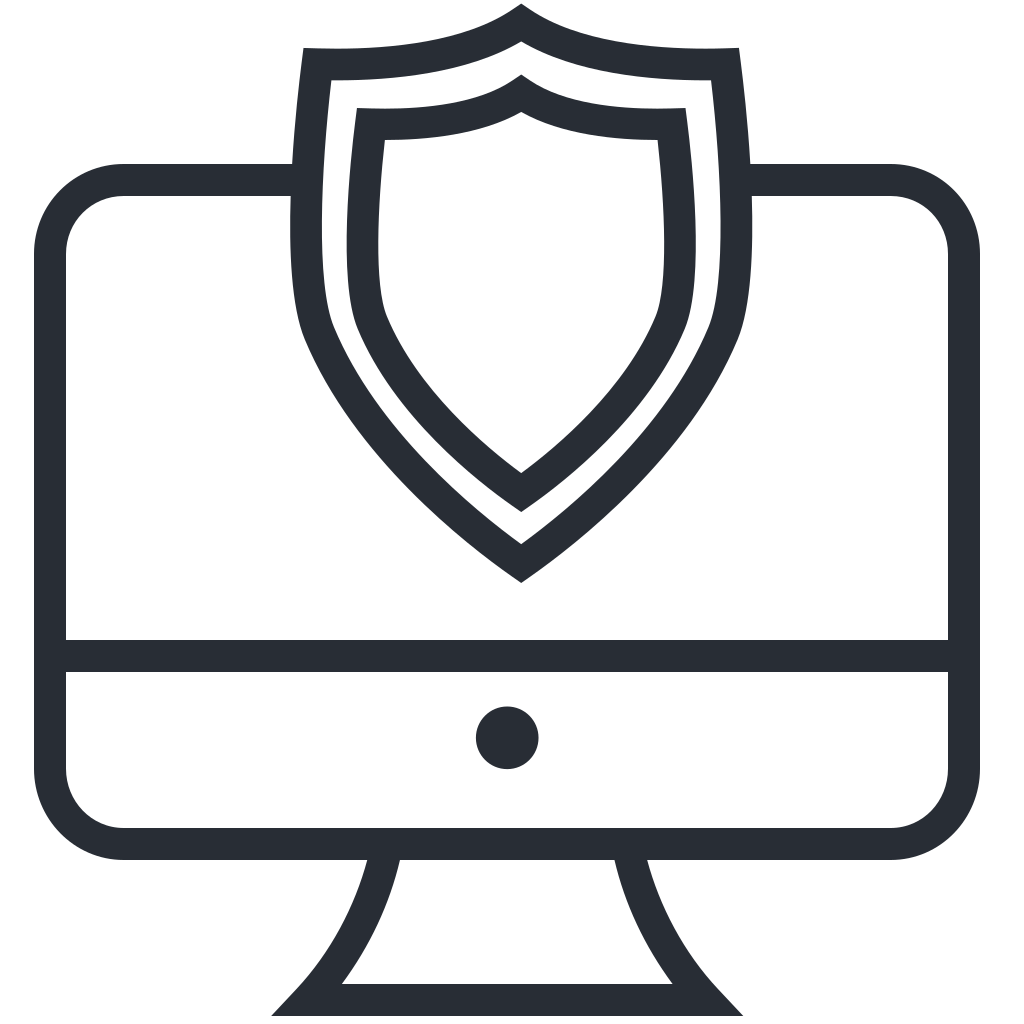 Computer, pc, protect, security, shield, technology icon Download on