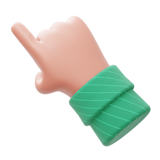 Hand, click, gesture 3D illustration Download on Iconfinder