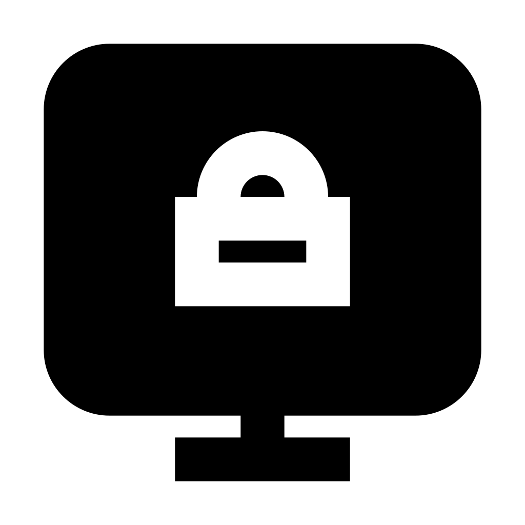 Display, lock, protect, protection, secure, security icon Download on