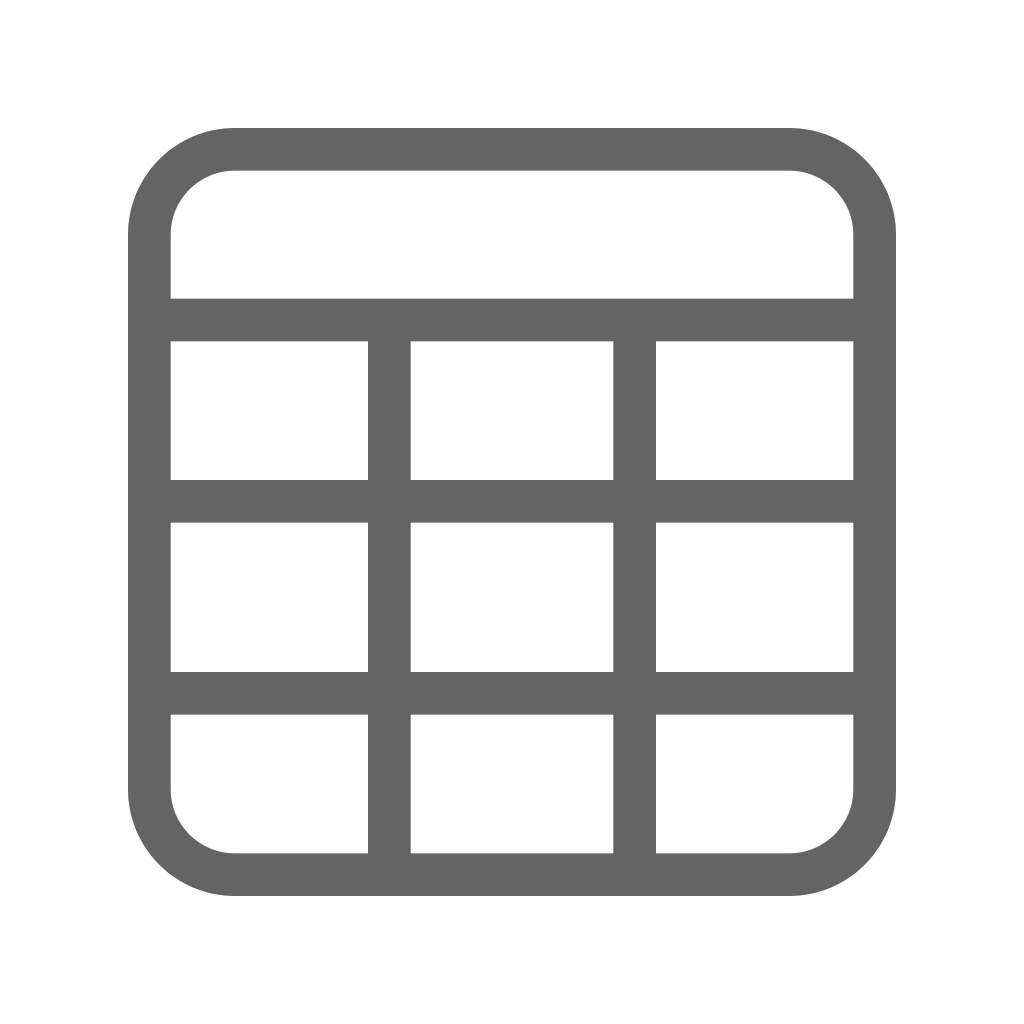 Column, grid, layout, table icon Download on Iconfinder