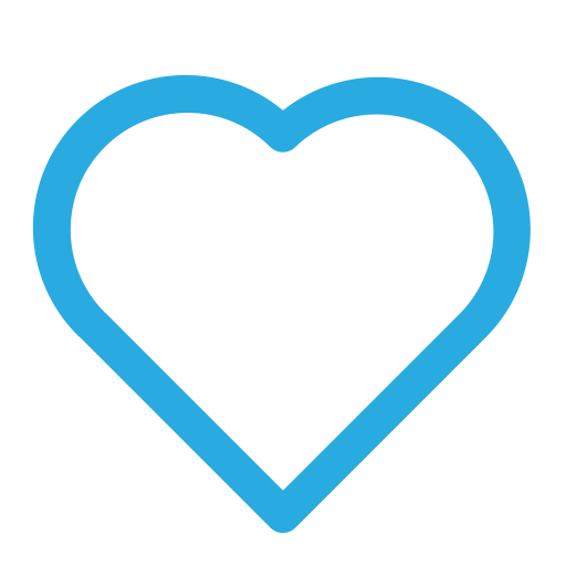 Blue Heart Icon Png
