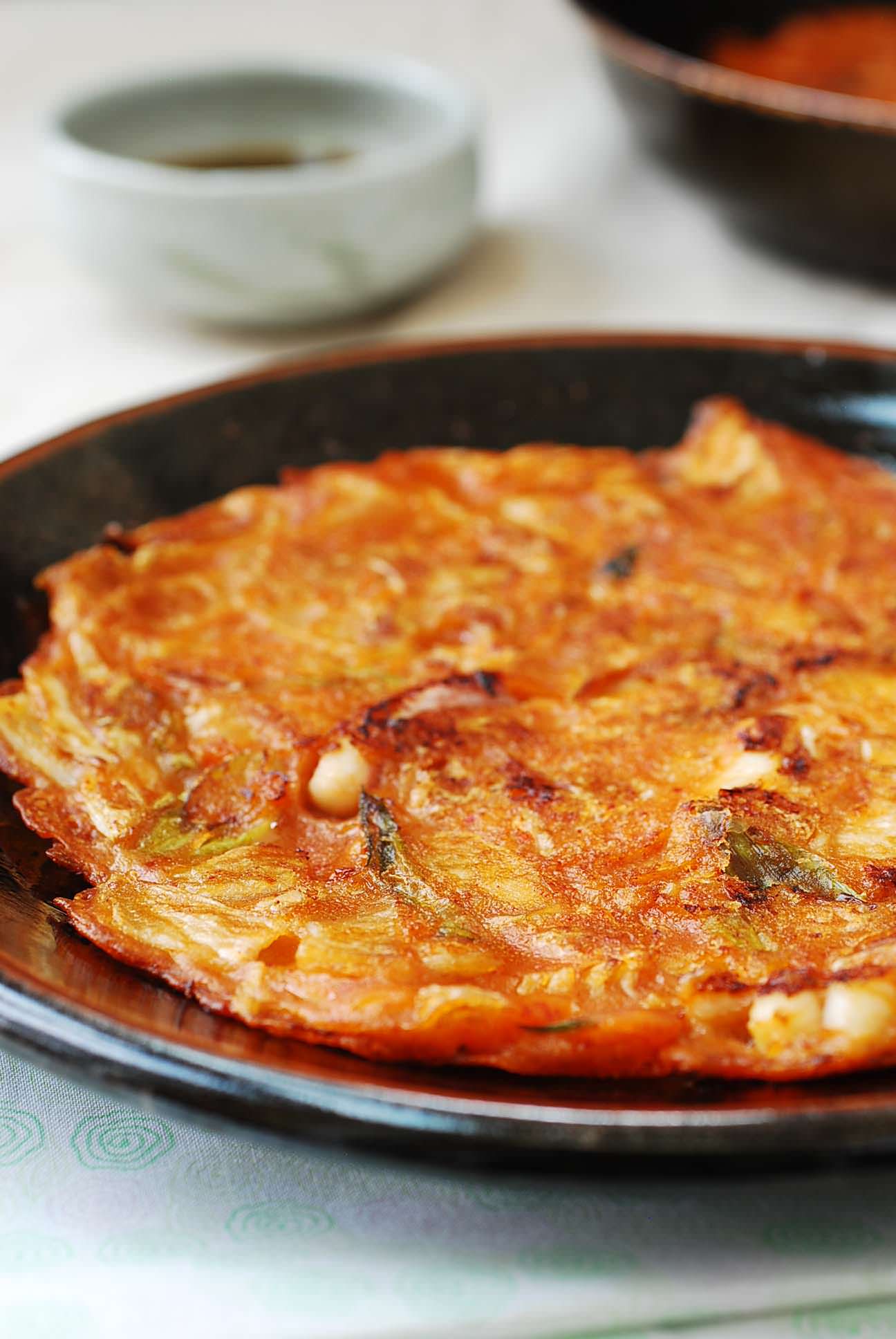 Kimchijeon (Kimchi Pancake) Korean Bapsang