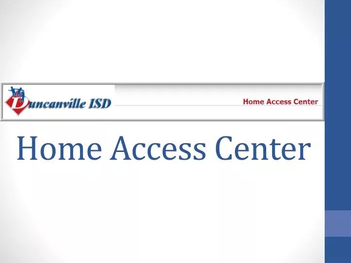 PPT Home Access Center PowerPoint Presentation, free download ID(04)