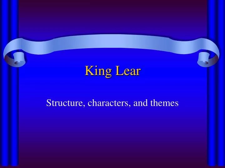 PPT King Lear PowerPoint Presentation, free download ID331768