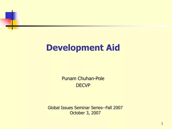 PPT Development Aid PowerPoint Presentation, free download ID364861