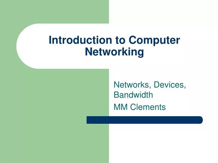 PPT Introduction to Computer Networking PowerPoint Presentation, free download ID418628