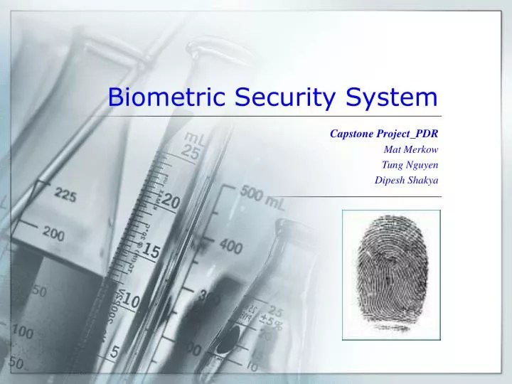 PPT Biometric Security System PowerPoint Presentation, free download ID601288